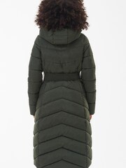 Barbour® International Green Track Line Quilted Coat - Image 2 of 8