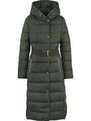 Barbour® International Green Track Line Quilted Coat - Image 5 of 8