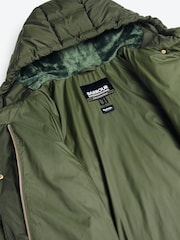 Barbour® International Green Track Line Quilted Coat - Image 6 of 8