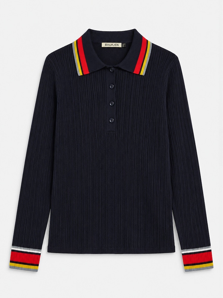 Baukjen Nora Merino Wool Polo Top - Slika 4 od 4