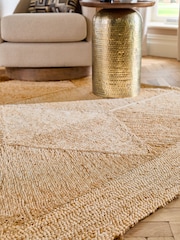Natural N. Premium Ashcroft Hand Braided Jute Rug - Image 3 of 6