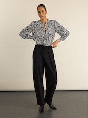 Baukjen Black Button Down Blouse - Image 2 of 4