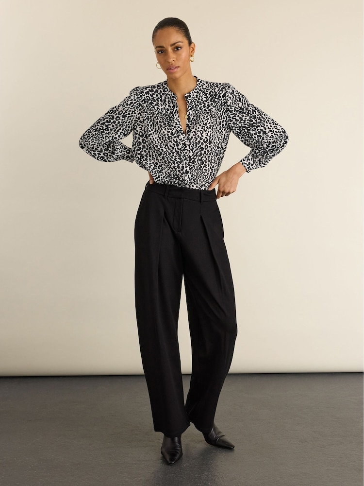Baukjen Black Button Down Blouse - Image 2 of 4 Baukjen Black Button Down Blouse - Image 2 of 4