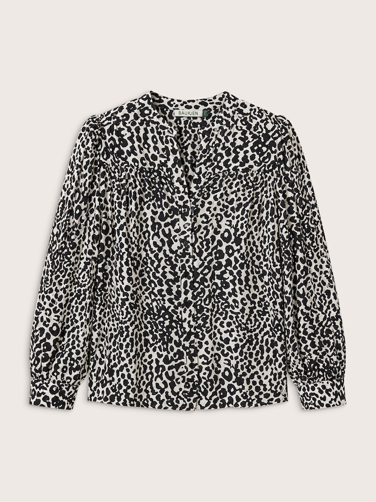Baukjen Black Button Down Blouse - Image 4 of 4 Baukjen Black Button Down Blouse - Image 4 of 4