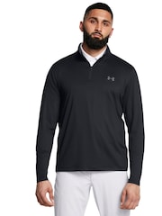 Under Armour Black Golf MatchPlay Quarter Zip Sweatshirt - Image 1 of 4