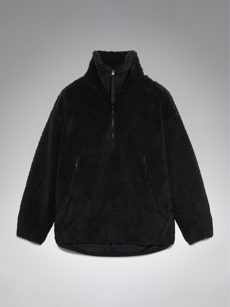 Oakley Black Snowdrift 1/4 Zip Sherpa Fleece - Image 1 of 1