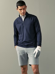 Under Armour Blue Blue Golf Storm Midlayer HZ Sweatshirt - Image 1 of 8