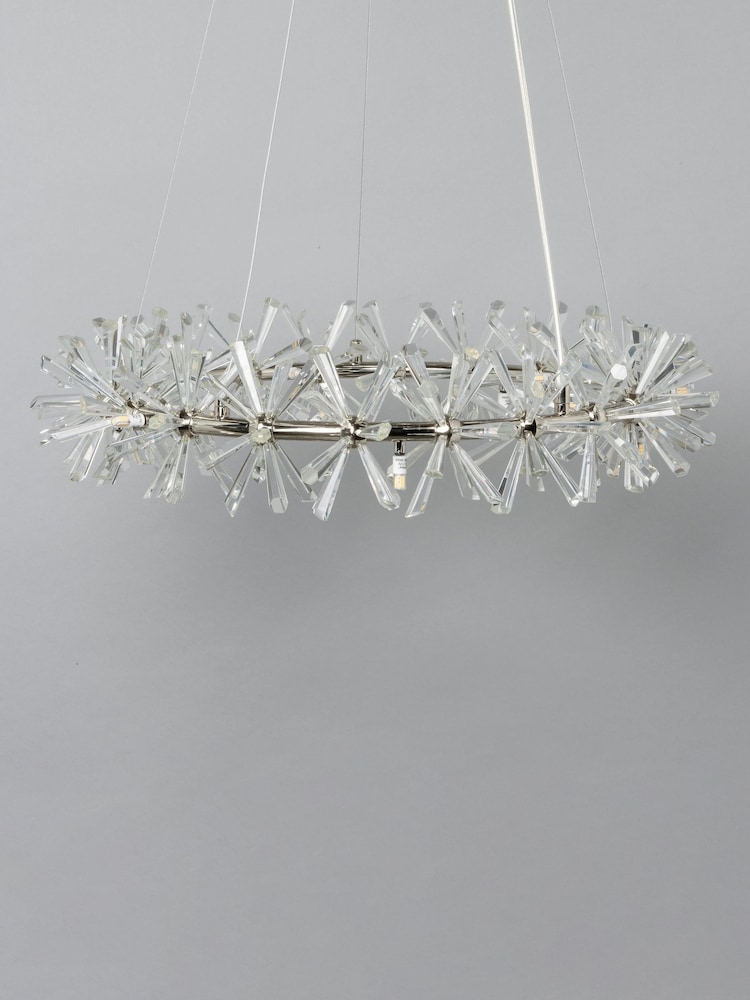 Visconte by BHS Silver Scafati Pendant Pendant Ceiling Light - Image 2 of 5