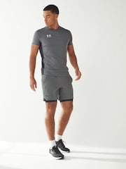 Under Armour Grey Vanish Woven 2-in-1 Shorts - Image 2 of 5