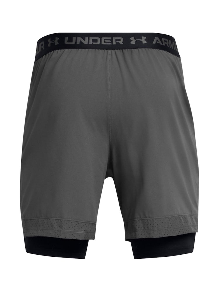Under Armour Grey Vanish Woven 2-in-1 Shorts - Image 5 of 5