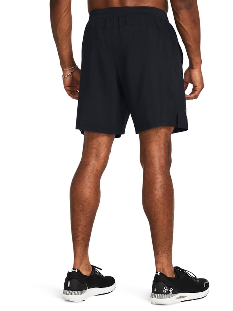 Under Armour Black Launch 7'' Shorts - Image 2 of 15