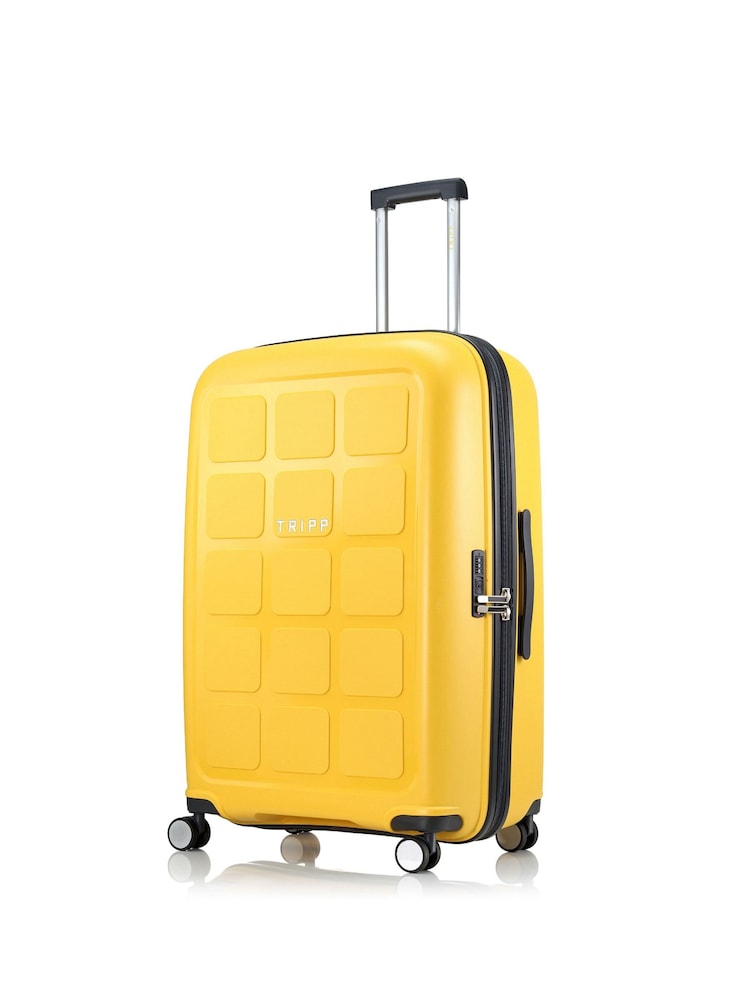 Tripp Yellow Holiday 8 Large Suitcase - Image 2 of 5