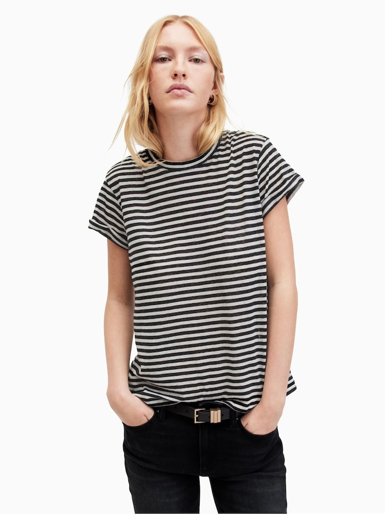 تيشرت خطوط Anna من Allsaints - صورة 1 من 8