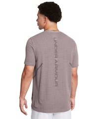 Under Armour Grey Vanish Seamless Grid Short Sleeve T-Shirt - Image 2 of 4