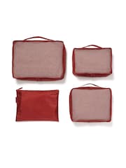 Tripp Orange Packing Cubes with Storage Bags Set Of 3 - Image 2 of 3