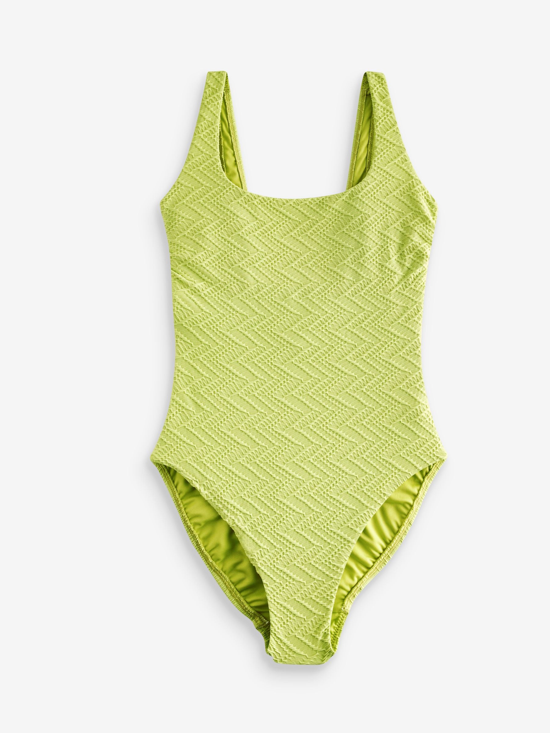 Neon green plus size swimwear best sale