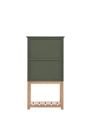 Gallery Home Moss Green Leroy 2 Door Cupboard - Image 6 of 9