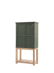 Gallery Home Moss Green Leroy 2 Door Cupboard - Image 9 of 9