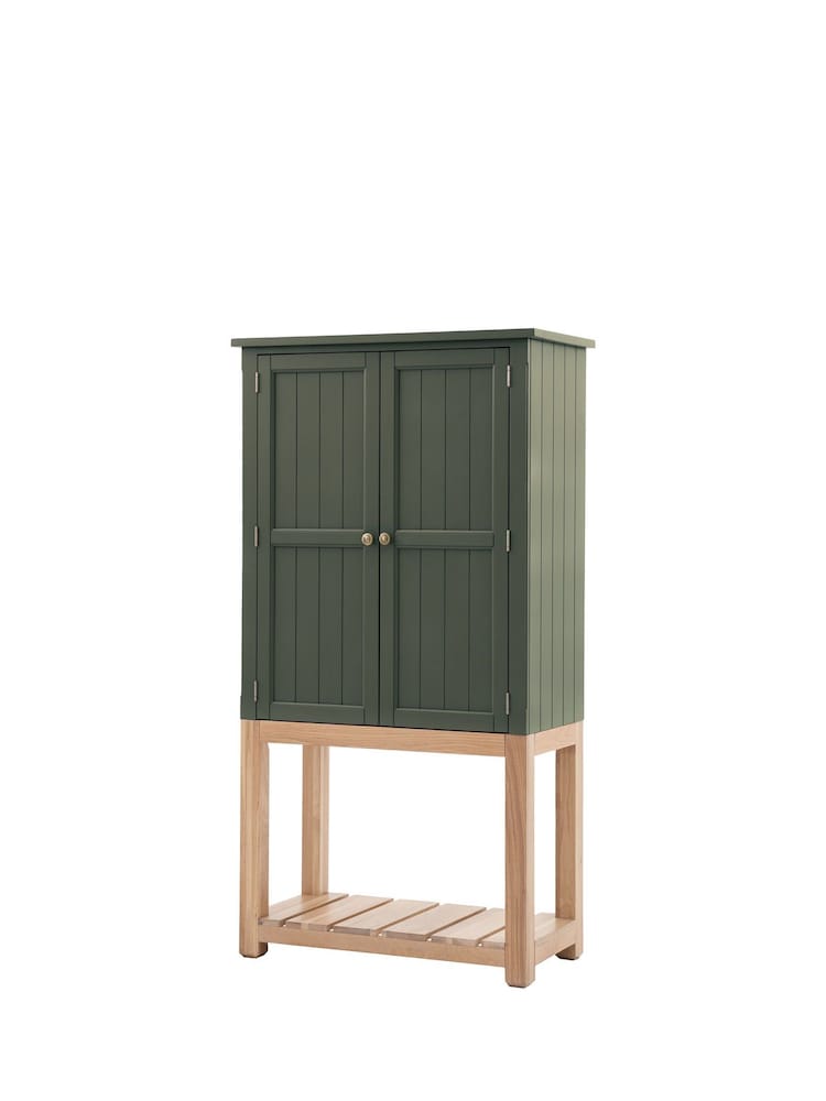 Gallery Home Moss Green Leroy 2 Door Cupboard - Image 9 of 9