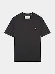 Mørkegrå - Lyle & Scott Rund hals T-shirt i bomuld - Billede 9 af 10