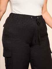 Curves Like These Black Cargo Pocket Jogger - Image 3 of 4