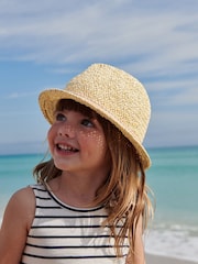 rožnata - Trim Straw Trilby (3m-6let) - Slika 1 iz 5