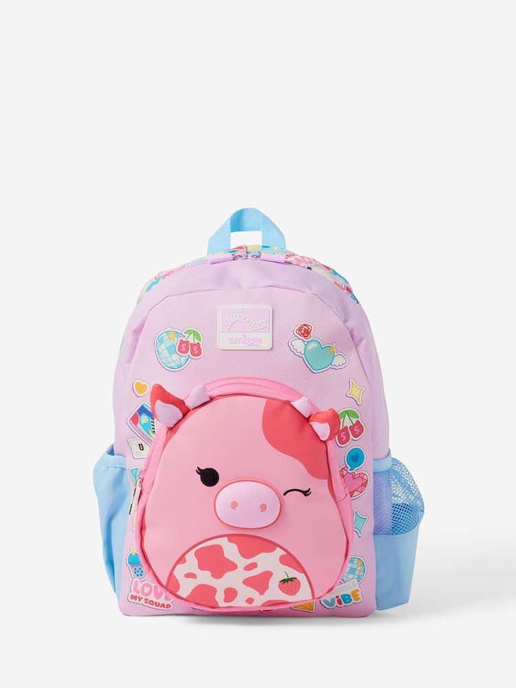 Smiggle Purple Squishmallows Junior Character Hooded Backpack - Image 1 of 2