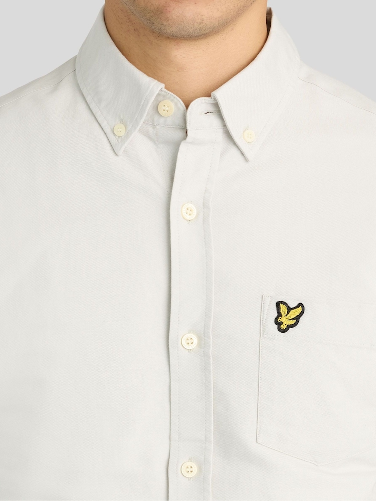 Lyle & Scott 純色牛津襯衫 - 圖片 2，共 2
