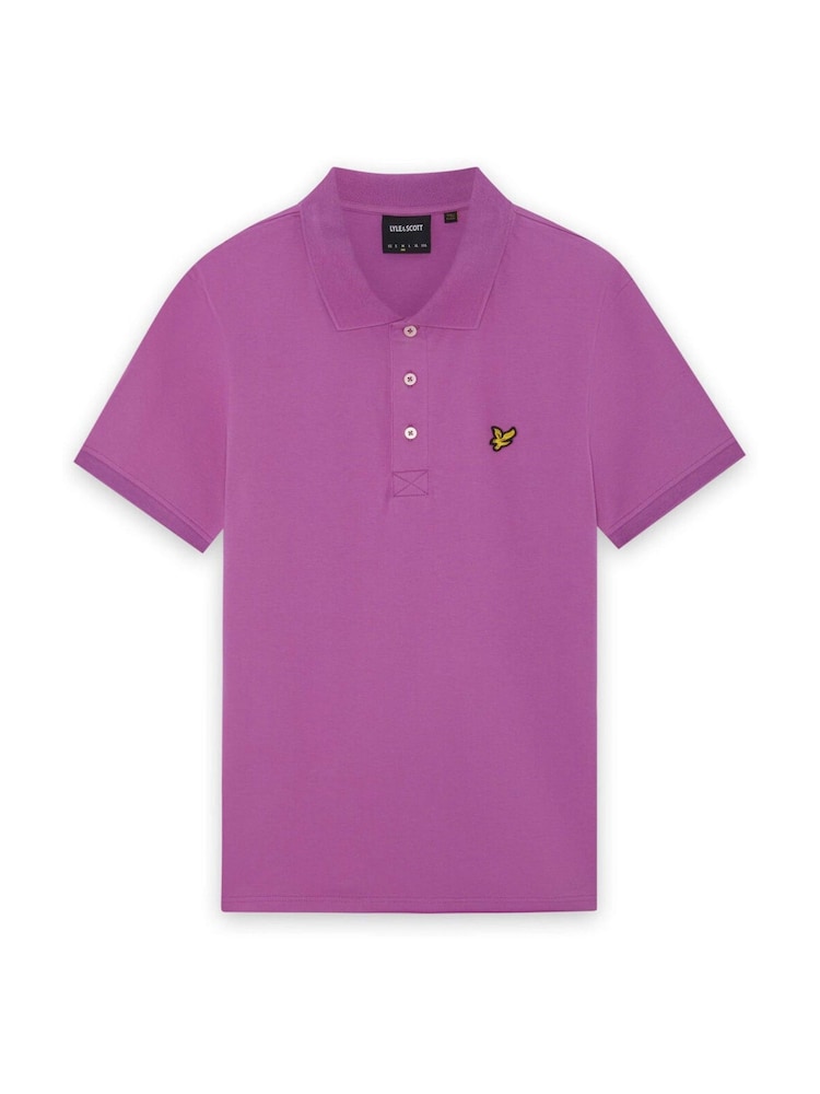 Tünd Çəhrayı - Lyle & Scott Klassik Polo Köynək - 5şəkildən 5 şəkil