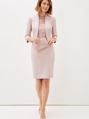 Phase Eight Pink Mariposa Plain Jacket - Image 4 of 7
