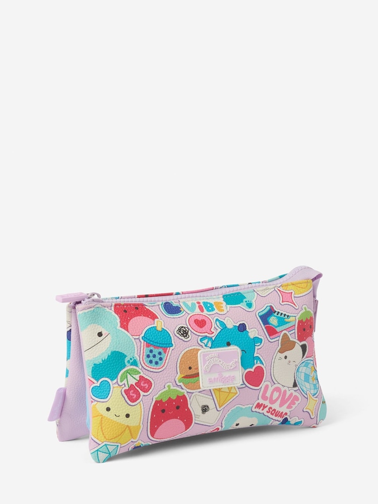 Smiggle Squishmallows Triple Pocket Pencil Case - 1এর মধ্যে 1 ছবি