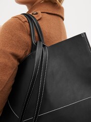 Black Triangle Shopper Bag - Image 3 of 10