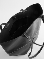 Black Triangle Shopper Bag - Image 8 of 10