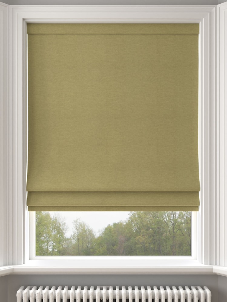 Olive Green Soho Made To Measure Roman Blind - Image 1 of 6