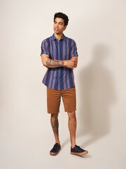 White Stuff Blue Striped Shirt - Image 3 of 6