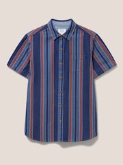 White Stuff Blue Striped Shirt - Image 5 of 6