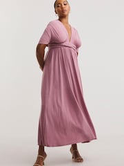 Simply Be Pink Multi Ways to Wear Bridesmaid Maxi Dress - Image 4 of 5