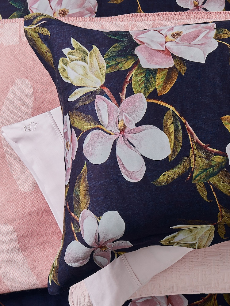 Ted Baker Blue 100% Cotton Opal Floral Duvet Cover and Pillowcase Set - Image 4 of 4