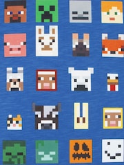 Character Blue 100% Cotton Minecraft T-Shirt - Image 8 of 10