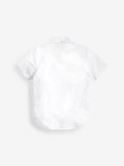 Alb 1 - Mânecă scurtă Cotton Rich Oxford Shirt (3-16yrs) - Image 5 of 6