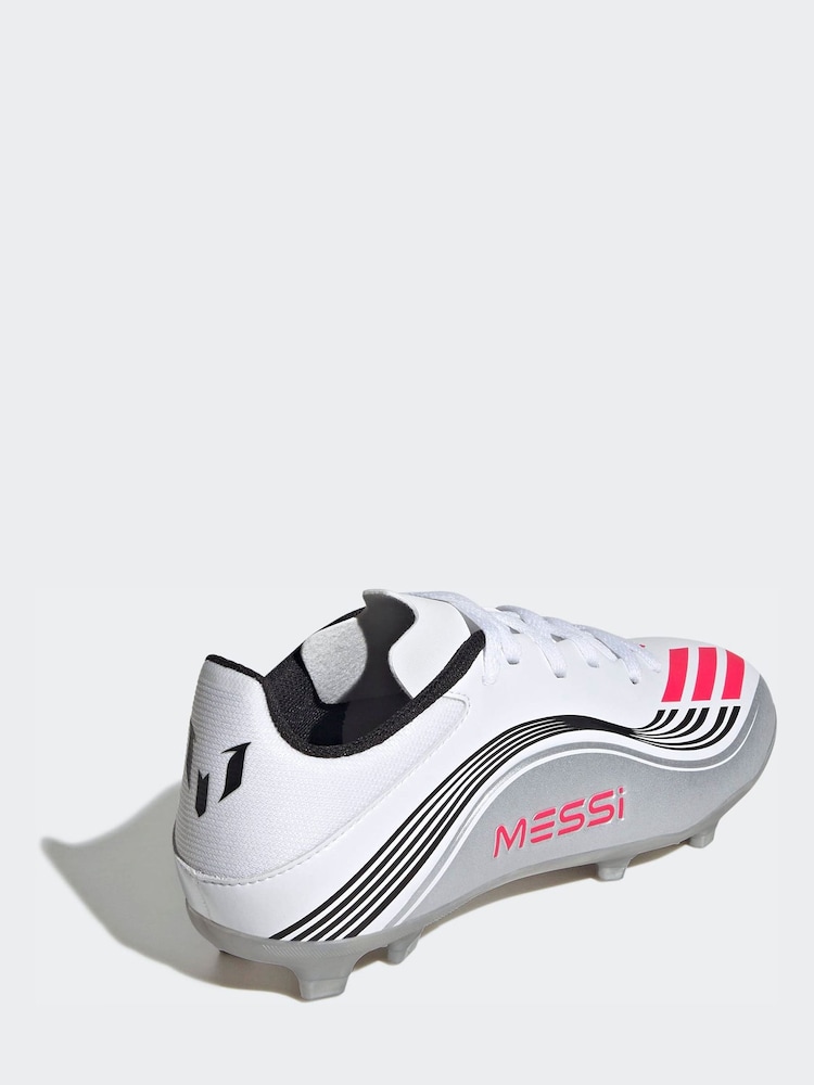 adidas White F50 Messi League Firm/Multi-Ground Football Boots - Image 2 of 10 adidas White F50 Messi League Firm/Multi-Ground Football Boots - Image 2 of 10