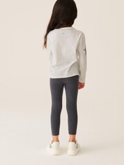 Mint Velvet Dark Grey Charcoal Rib Leggings - Image 2 of 13