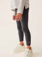 Mint Velvet Dark Grey Charcoal Rib Leggings - Image 5 of 13