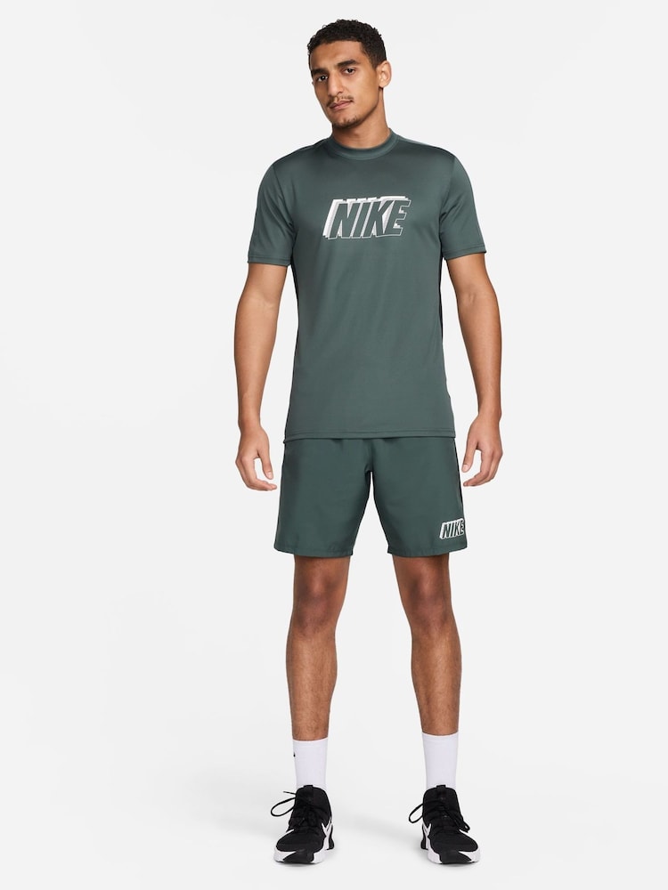 Nike Green Academy Dri-FIT Graphic Training T-Shirt - Image 6 of 6