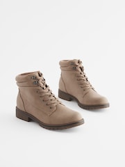 Neutral Regular/Wide Fit Forever Comfort® Casual Lace-Up Boots - Image 3 of 8