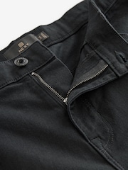 Black Slim Fit Soft Touch 5 Pocket Jean Style Trousers - Image 7 of 9