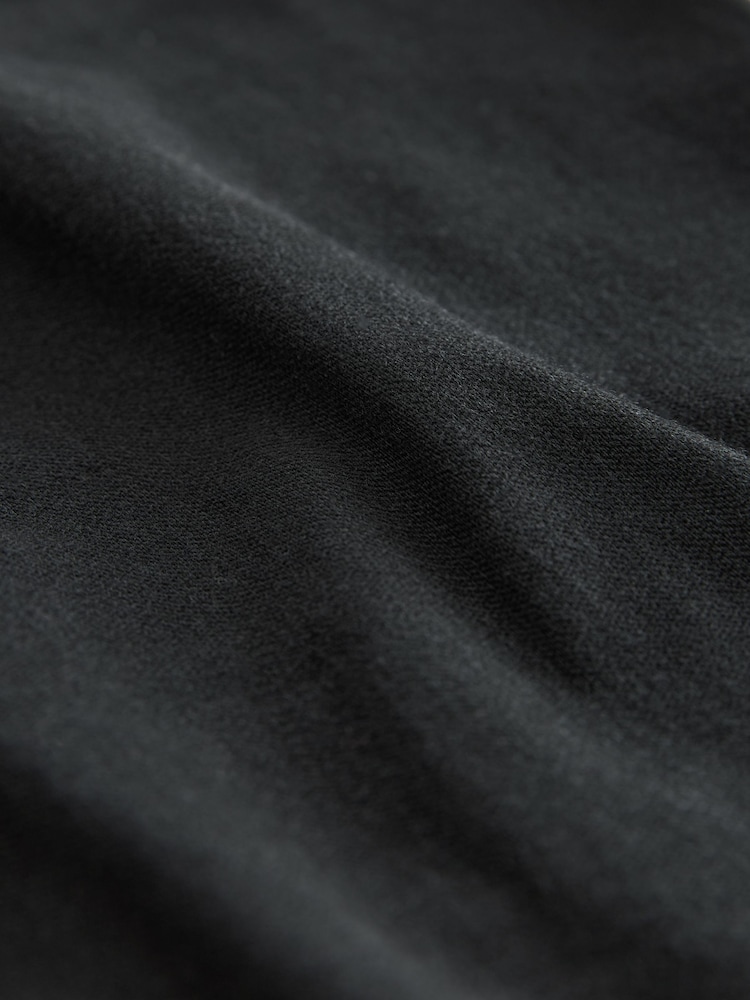 Black Slim Fit Soft Touch 5 Pocket Jean Style Trousers - Image 9 of 9