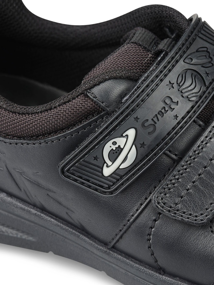 Start-Rite Rocket Black Leather School Shoes Standard Fit - Image 7 of 7