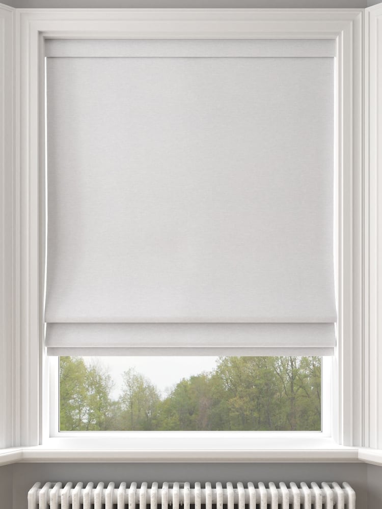 Nordic Grey Soho Made To Measure Roman Blind - Image 1 of 6