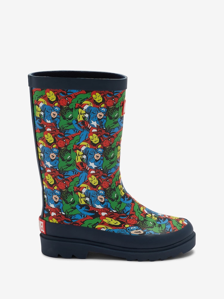 Multi Marvel Rubber Wellies - Image 1 of 4